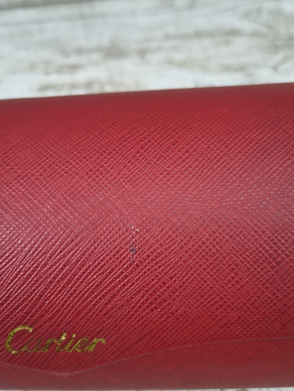 Cartier Authentic Red Hard Sunglasses Case - Picture 3 of 7